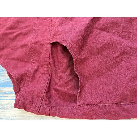 Torrid Short Overalls Linen Blend 4X - Picture 7 of 11